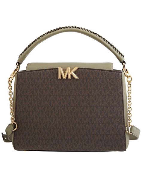 michael kors karlie medium logo satchel